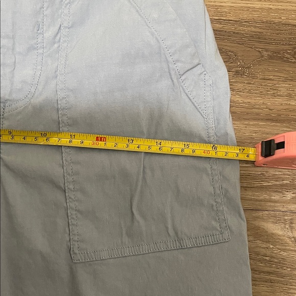 Anthropologie The Colette Cropped Wide-Leg Pants Light Blue Pants Maeve Size:4 - Picture 8 of 10